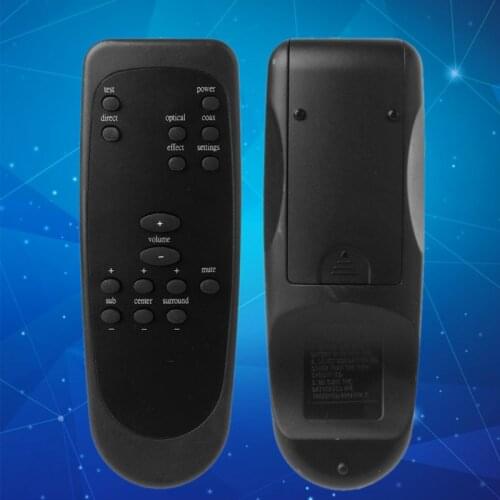 Black Plastic Remote Control Controller Replacement for Logitech Z5500 Z-5500 Z5450 Z-5450 Z680 Z-680 Computer System Speaker Ac