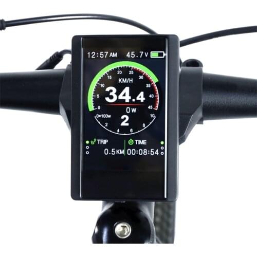 3.2inch Colorful New 850C P850C Electric Bicycle Speedometer Display For Bafang BBS01B BBS02B BBSHD Mid Crank Drive Motor Kit
