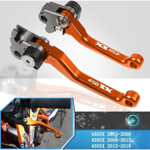 For 450SX 450 SX 2003-2010 2011 2012 2013 2014 2015 2016 2017 2018Motorcycle Brake Clutch Levers Aluminum Motocross Clucth Lever