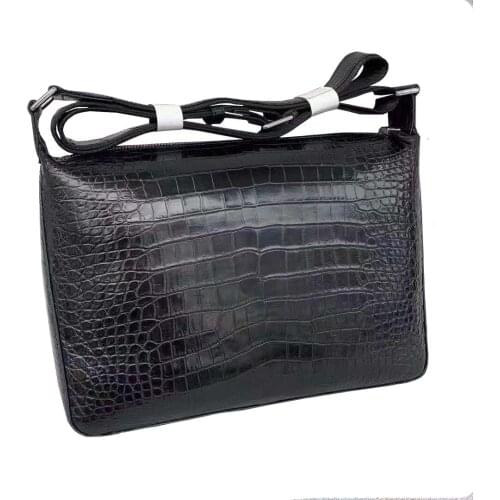 Fanzunxing new arrival men bag men crocodile leather bag male crocodile bag