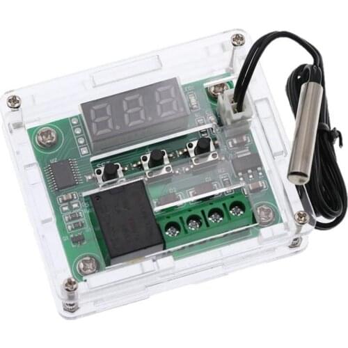 1pcs 12V Digital Temp Thermostat Temperature Controller Sensor Relay Switch -50-110C W1209