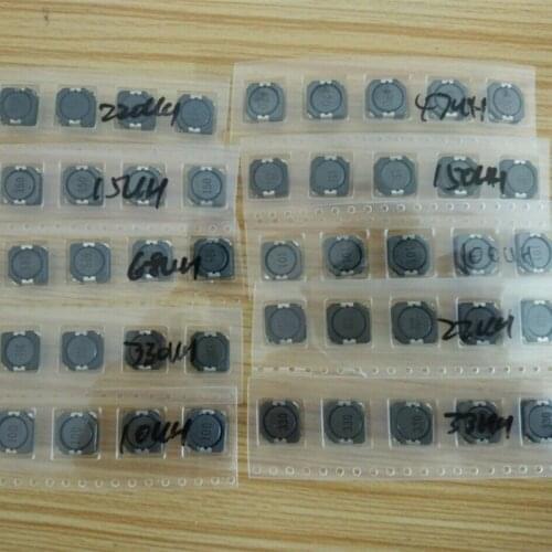 SMD Inductor Kit CDRH104R 10uH to 330uH 10x10x4mm 10values*5pcs=50pcs SMD Power Inductor Assorted Sample Kit