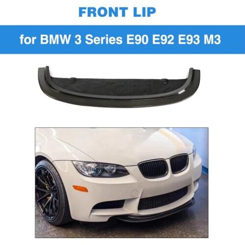 Front Bumper Lip for BMW 3 Series E90 E92 E93 M3 2008 - 2013 Carbon Fiber