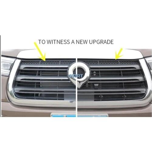 For 2019-2021 stainless steel anti-theft Front Bumper Grille Network Insect Net Protection Ford EDGE Plus Car Styling Accessorie