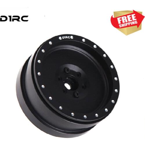 RC Car TRX4 D90 D110 TF2 Axial SCX10 90046 D1RC 2.2 Inch trax CNC Beadlock Aluminium Alloy Crawler Wheel hub