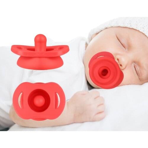 Baby Sleeping Silicone Pacifier Dummy Nipple Newborn Infant Baby Retractable Appease Dust-Proof Teat Pacifier with Portable Box