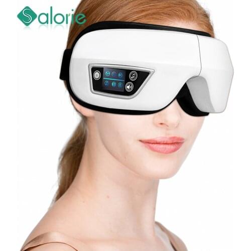 Foldable Eye Massager Air Pressures Fatigue Relieve Vibration Hot Compress Tool Heating Bluetooth Music Relieves Fatigue
