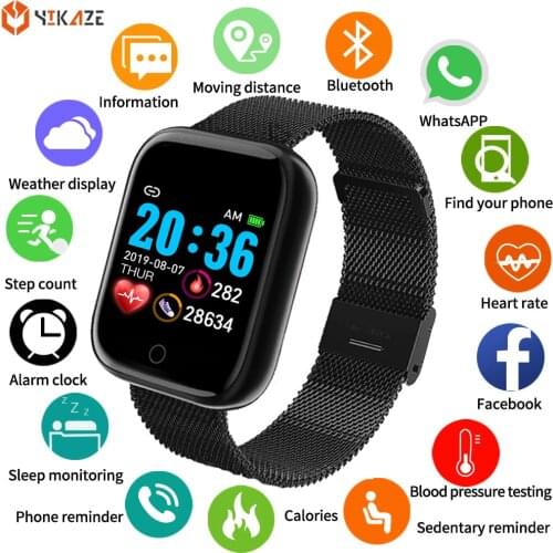 SmartWatch Men Women Sport Smart Watch Bluetooth IP67 Waterproof Smart Bracelet SleepHeart RateBlood Pressure Monitor Smart Band