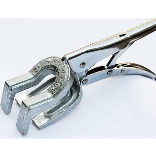 Pipe welding counterpart clamp Flat plate welding forceps