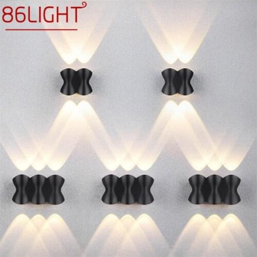 86LIGHT Outdoor Wall Sconces Light Modern Waterproof IP65 LED Lamp Decorative For Patio Garden Balcony