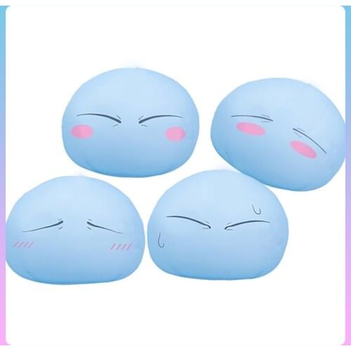 Japanese Anime That Time I Got Reincarnated As A Slime Rimuru Tempest Shizue Izawa Cosplay Prop Plush Stuffed Doll Pillow