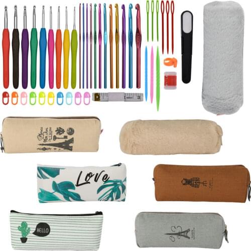 12 Styles Crochet Hook Set DIY Weave Needle Arts Craft For Knitting Needles And Crochet Hooks Sewing Tools Accessories For Women