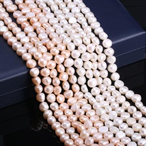 100% Natural Freshwater Cultured Pearls Beads DIY Beads for Jewelry Making DIY Strand 15 Inches Size 10-11mm