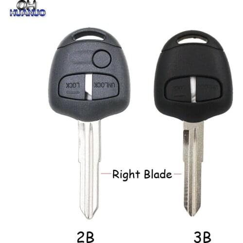 2 /3 Buttons Remote Car Key Shell Fob For Mitsubishi Lancer evolution Grandis Outlander With Uncut Right Blade