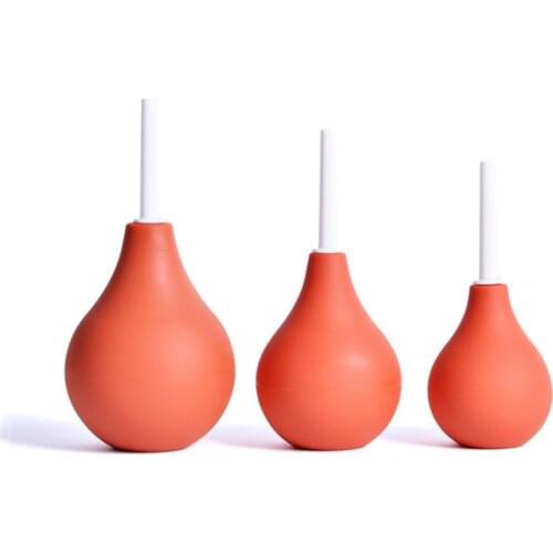 3pcs/set Syringe Ball Enema Sprayer Anus Shower Toilet Bidet Anal Shower WC Ball Douche Vaginal Washing Nozzle Enema Anal Clean