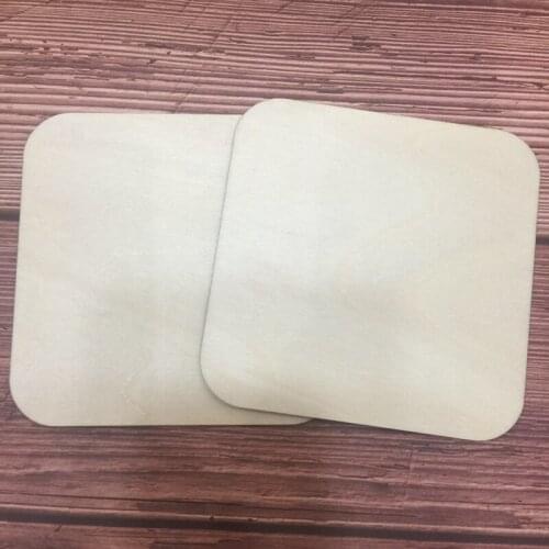 50pcs 4.1inch (10cm)unfinished blank coasters for drink wood coasters