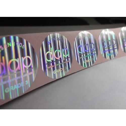 Free design ! secure genuine custom made hologram sticker , void if removed