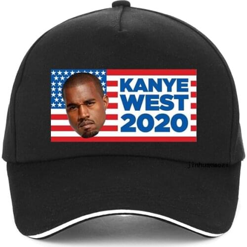 Kanye West for President 2020 Baseball Cap Fashion print Men women snapback hat gorras Funny Rap Hip Hop cap Dad Hat
