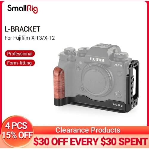 SmallRig X-T3/X-T2 Quick Release L-Bracket Plate for Fujifilm X-T3 and X-T2 Arca-Swiss Standard L Plate Mounting Plate -2253