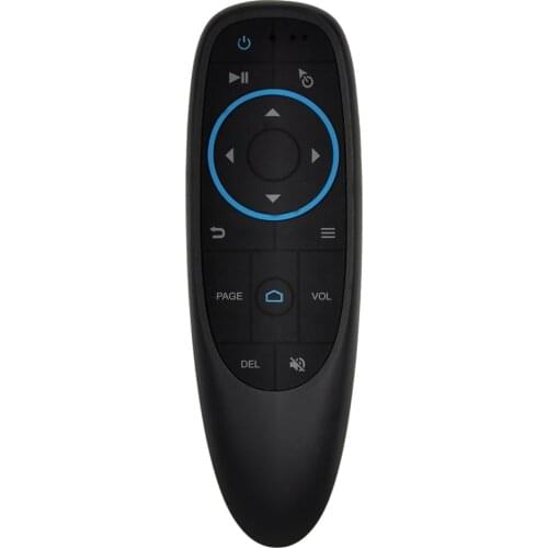G10BTS Bluetooth 5.0 Air Mouse 6-Axis Gyroscope 17 Keys Smart Remote Controller for Projector Computer PC TV BOX
