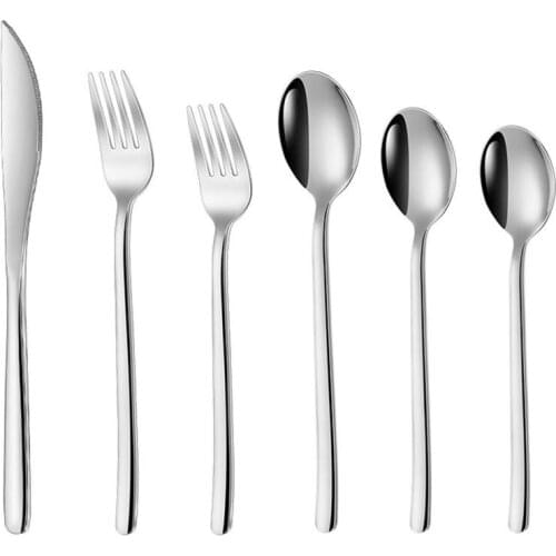 Stainless Steel Coffee Scoops Utensil Professional Dessert Spoon Kitchen Dinnerware Flatware Dinner Spoon