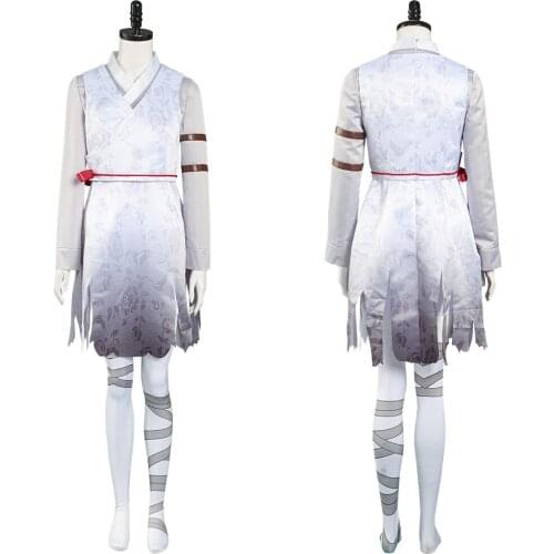 OW D.Va: Shin-Ryeong Skin Cosplay Costume Vest Dress Outfits Halloween Carnival Suit