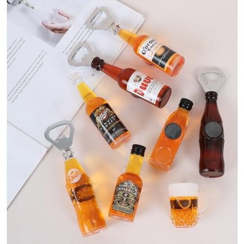 Creative Wine Bottle Opener Beer Bottle Opener Cat Magnet Refrigerator Sticker Dog Fridge Magnet Beer Opener can opener