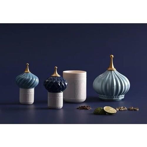 Russian Onion Domes Building Decoration/Home Interior Showpiece Jar Tank Accessories/ Christian Islam Church Souvenirs Model