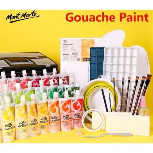 Gouache Paint Supplement Pack 56 Colors 100ml Art Supplies Art Tools Childrens Hand-painted Creation Gouache Paint Set