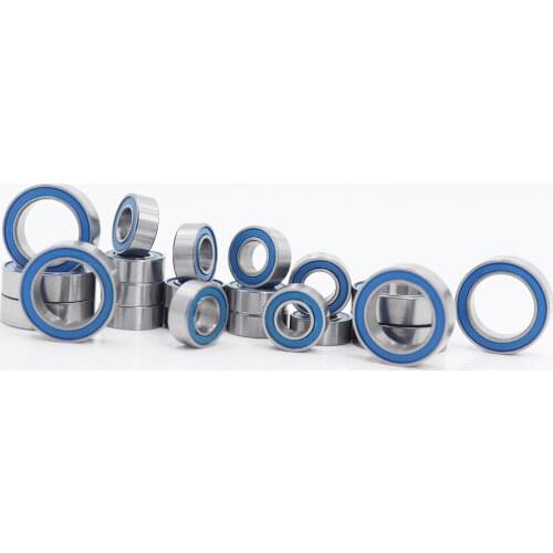 RC Ball Bearing Set for Traxxas 1/16 E-Revo VXL and 1/16 Slash VXL 22Pcs ABEC-3 Blue Sealed Bearings