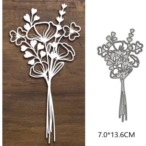 2021 Fresh Flowers New Metal Cutting Dies Photo Album and Planner Die Cut Scrapbooking For Crafts Card Making no Stamps