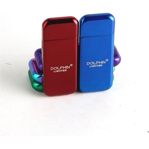 Very Thin Style Grinding Wheel Metal Lighters New Style Cigarette Accessories Butane Gas Lighter