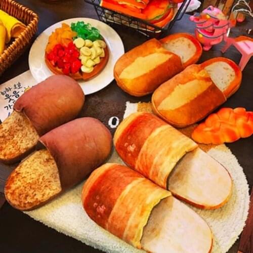 2019 Autumn Soft Plush Home Slippers Funny Indoor Cotton Shoes Print Winter Casual Sneakers For Man Floor Warm Furry Slipper