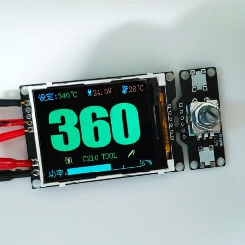 2 Inch Color Screen T12/jbc245/210/936 Digital Display Control Board DIY Large Screen Intelligent Constant Temperature