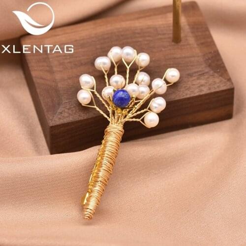 XlentAg White Brooches For Clothes