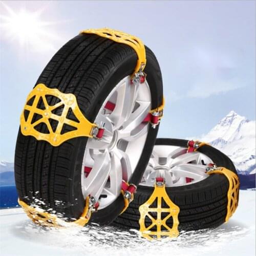 Winter Universal Car Tire Anti Skip Snow Chain Cars Trucks Wheels Tyres Roadway Safety Tire Chains Sand Mud Road Anti-slip Belt