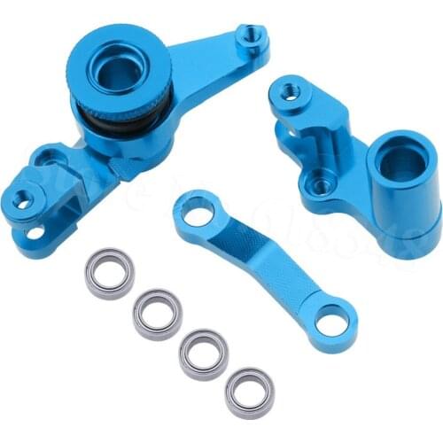 1/10 Traxxas Slash 4x4 Parts #6845X Anodized Aluminum Steering Bellceanks/ Servo Saver/ Saver Spring Retainer Bearing 5x8x2.5 mm