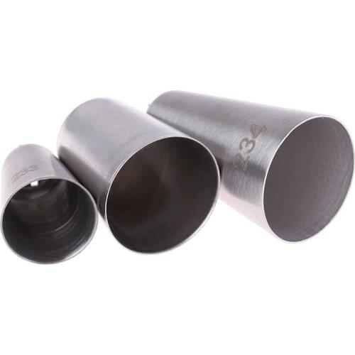 1Pc or 3pcs/set Grass Cream Icing Nozzles Stainless Steel Pastry Decor Cupcake Head Cake Decorating Tip Piping Pastry Cupcake