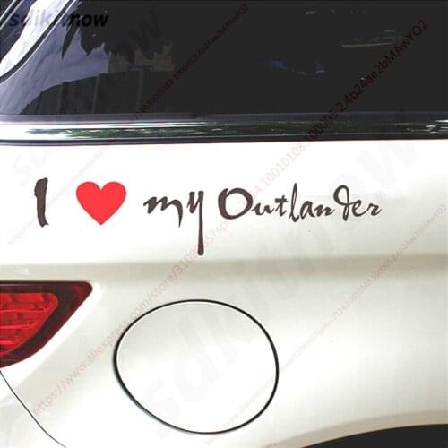 28x6.8cm Car Body Decal Bumper Sticker Styling Door Window Decoration For mitsubishi outlander 3 2018 2016 2017 2013 accessories