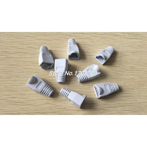 50 pcs Ethernet CAT5 CAT6 RJ45 Strain Plug Cover Boot
