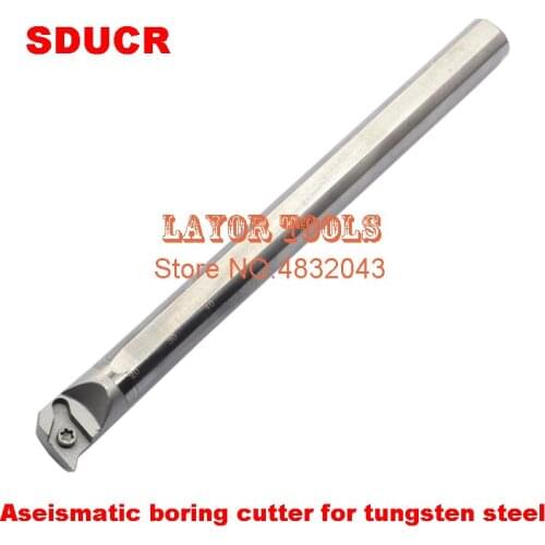 Free delievery C16Q- SDUCR11 180mm DCMT11 insert 16mm CNC internal turning tool holder cutting tool carbide lathe tools