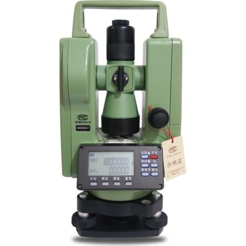Electronic theodolite DE2A laser theodolite, down-to-point laser, DC 6V for field measuring equipment