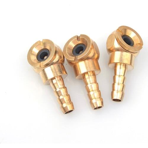 Round Head Air Nozzle High Pressure Pump Connected To The Air Nozzle Tire Beautiful Mouth Screw Fast Air Nozzle Accessories