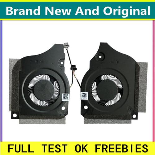 New laptop CPU GPU fan Cooler for DELL INSPIRON G7 7590 G7 7790 0C04TH 09THTN FM0C DC12V 1A NS8CC08-18G29 NS8CC09-18G30 P82F FCN