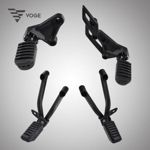 Motorcycle Original Front and Rear Main and Auxiliary Footrest Pedals of Lx650-2 Lx65ds Apply for Loncin Voge
