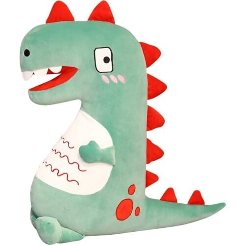 KUY New Cartoon Dinosaur Plush Toys Kawaii Stuffed Soft Animal Appease Doll For Children Baby Kids Bed Pillow Cute Birthday Gift