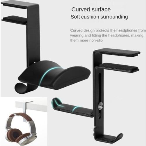 Adjustable Headphone Stand Universal Office Hanger for Desktop Installation Headset Stand Stand Display Stand Space