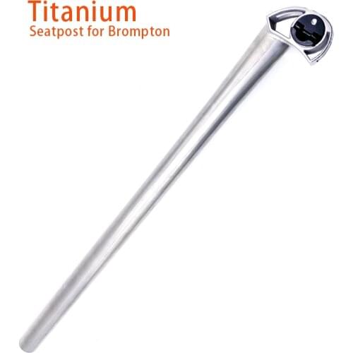 Titanium seatpost 31.8mm Seatpost fit for Brompton Bike 3 size 535mm 550mm 600mm