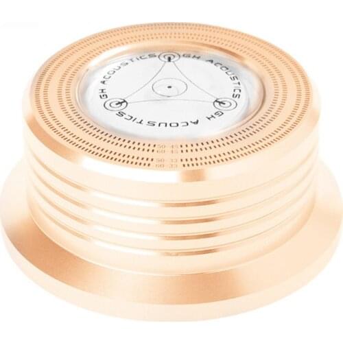 Universal 50/60Hz Lp Vinyl Record Disc Turntable Stabilizer Clamp Aluminum Weight Clamp With Test Speed Bubble