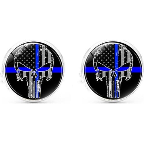 XK-5HXK0365 French Suits Cufflinks with Inexorability Skeleton Pattern Fashion Mens Shirts Sleeve Nails Cuff Link in Collection